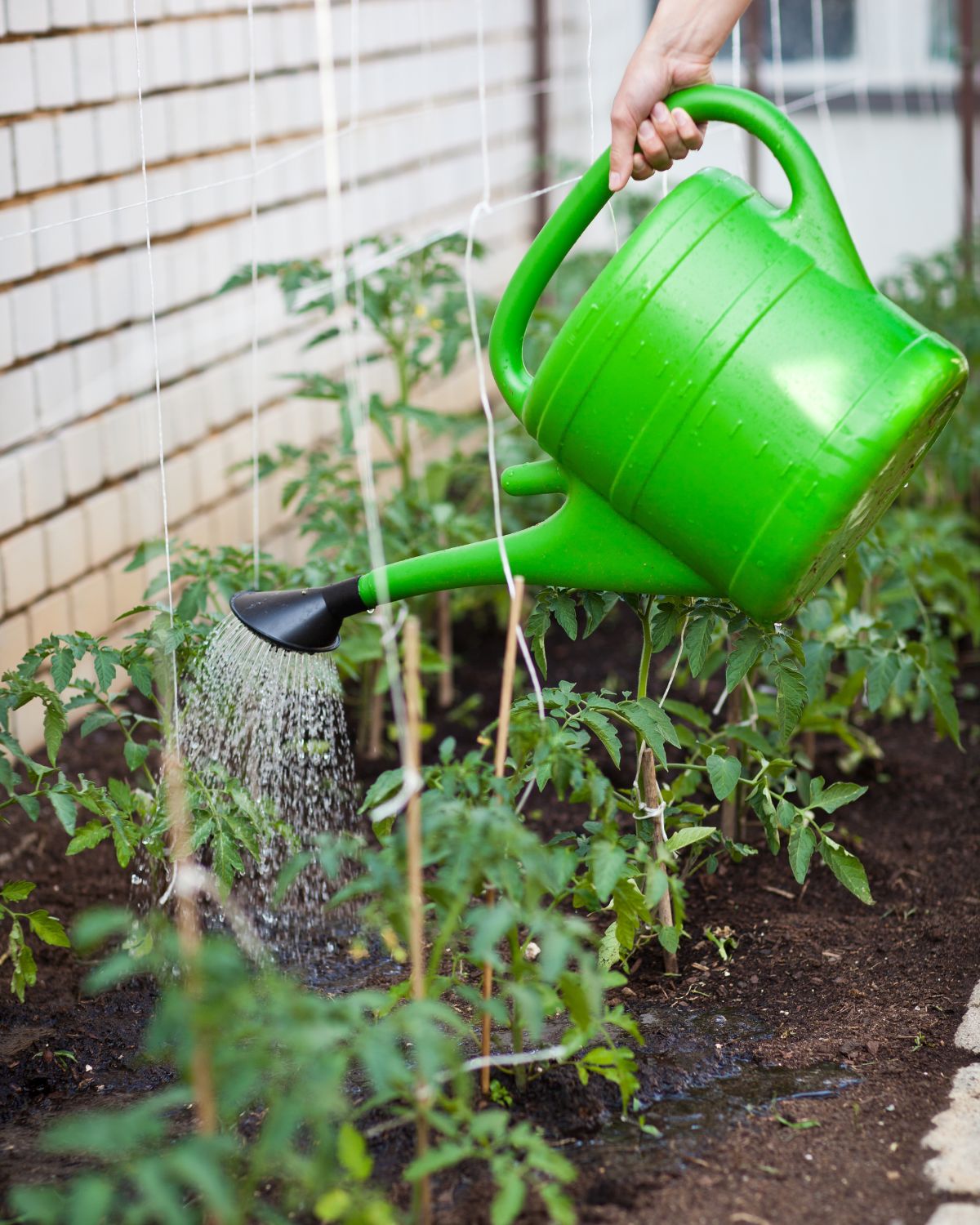 Es importante que mantengas las plantas de tu huerto bien hidratadas